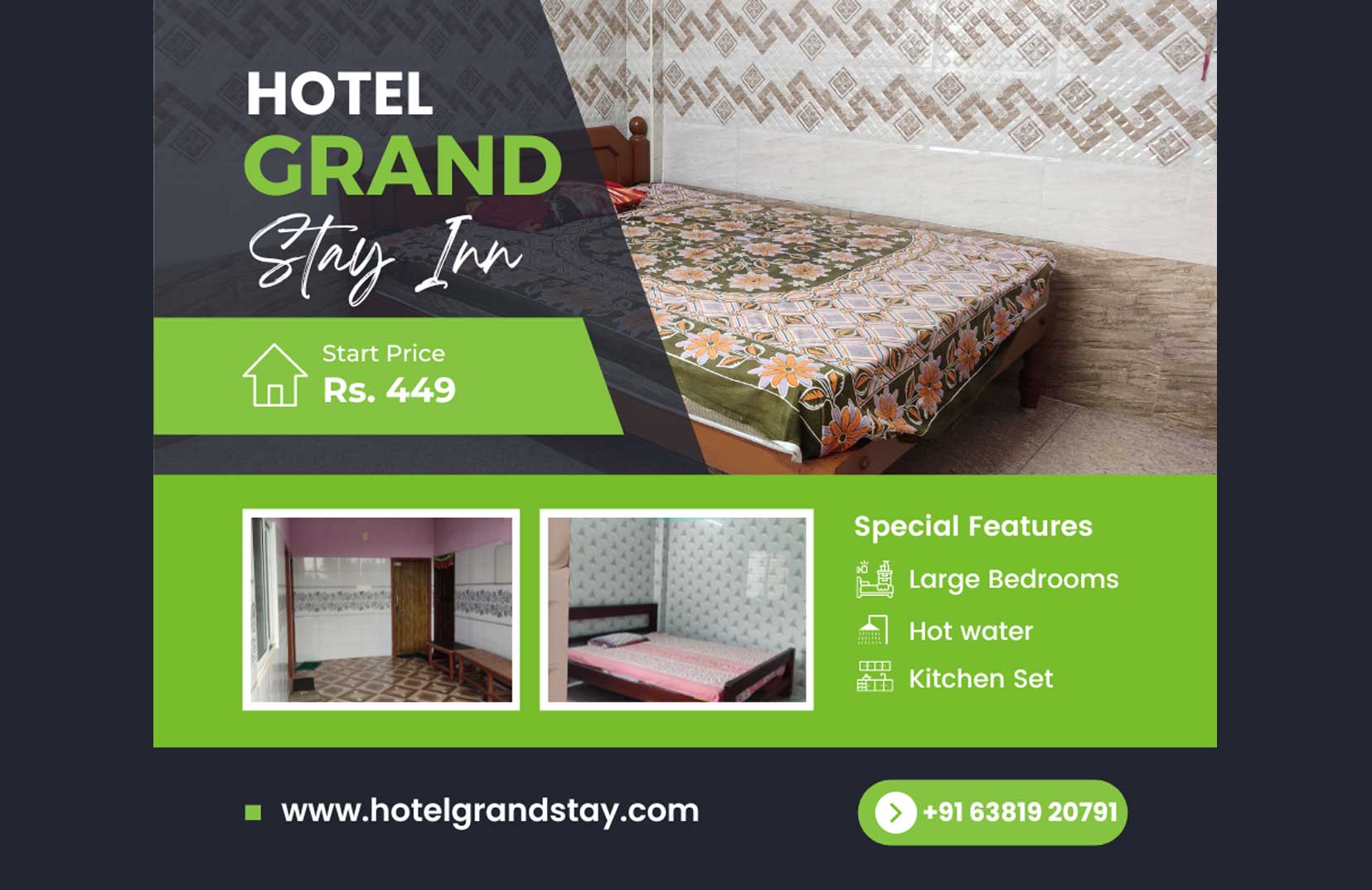 hotel grand stay inn velankanni rooms