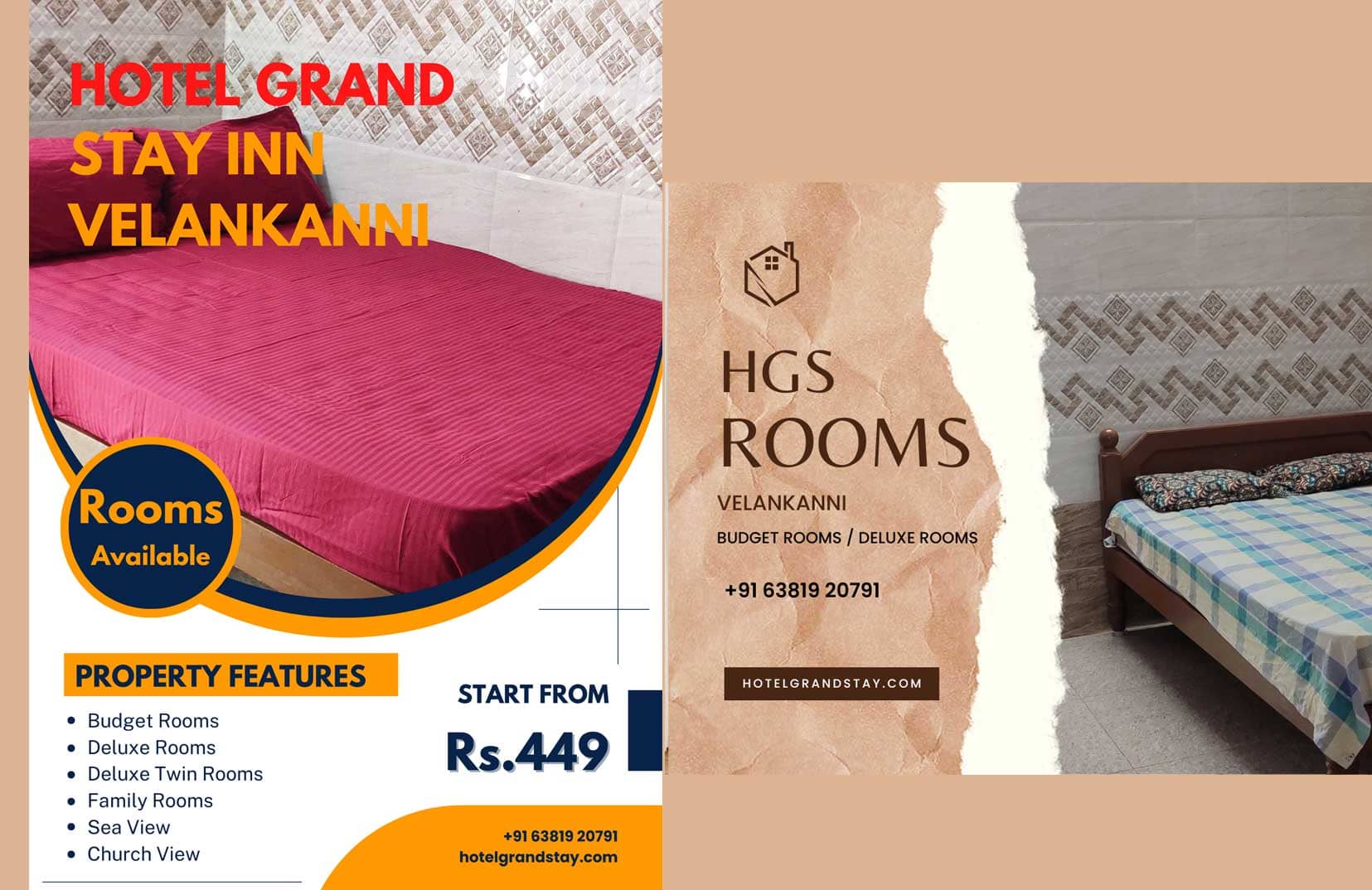 hotel grand stay inn velankanni rooms